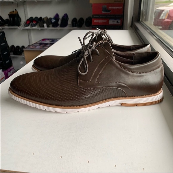 English Laundry Size 12 Brown Perforated Derby Shoe main image 4